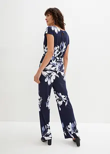 Jumpsuit met strikceintuur, bonprix