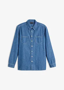 Denim overhemd van puur katoen, bonprix