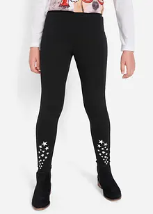 Meisjes legging van elastische mix met biologisch katoen, bonprix