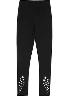 Meisjes legging van elastische mix met biologisch katoen, bonprix