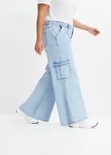 Extra wijde cargo jeans, bonprix