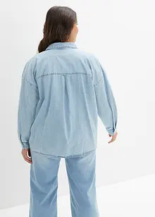 Oversized spijkerblouse, bonprix