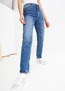 Straight jeans met high waist, low stretch, bonprix