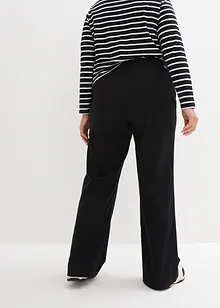 Bengaline stretch broek met comfortband, straight, bonprix