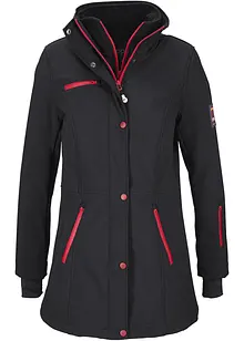 Lange stretch softshell jas, waterafstotend, bonprix