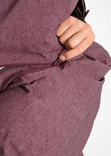 Outdoor jas met teddyfleece, waterdicht, bonprix