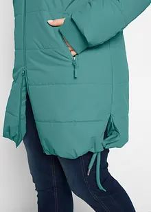 Lange, gewatteerde outdoor jas, waterafstotend, bonprix