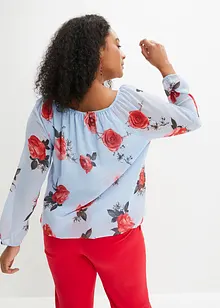 Blouse met tunnelkoordje, bonprix