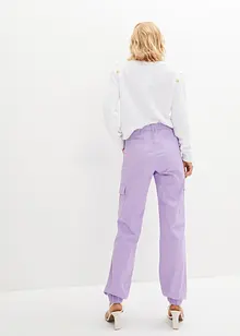 Cargo broek met stretch van katoen, bonprix