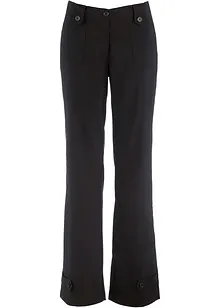 Bengaline stretch broek met comfortband, straight, bonprix