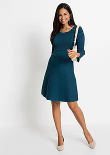 Gebreide jurk met ajourpatroon, bonprix