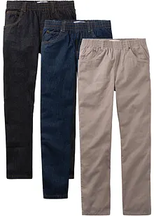 Instapbroek van puur katoen (set van 3), bonprix