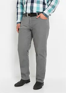 Regular fit twill broek van katoen, straight, bonprix