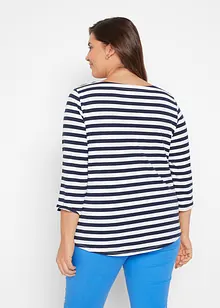 Shirt met 3/4 mouwen en boothals, bonprix