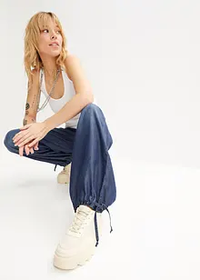 Wide leg jeans van lyocell, bonprix