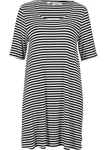 Lange shirt tuniek, korte mouw, bonprix