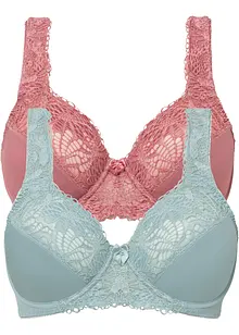 Minimizer bh met gewatteerde schouderbandjes (set van 2), bonprix