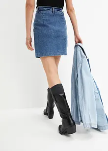 Spijkerrok in wikkellook, bonprix