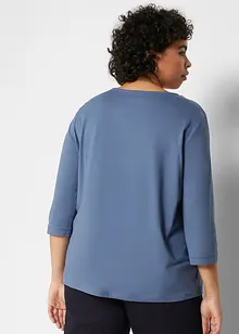 Longsleeve met ronde hals (set van 5), 3/4 mouw, bonprix