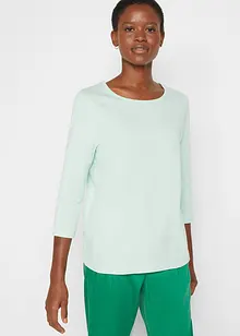 Longsleeve met ronde hals (set van 5), 3/4 mouw, bonprix