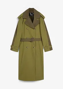 Tweekleurige trenchcoat, bonprix