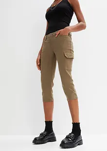 Capri broek in cargolook, bonprix