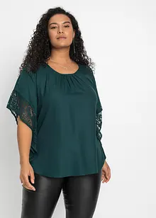 Blouse met kanten details, bonprix