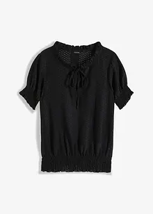 Shirt met broderie anglaise, BODYFLIRT