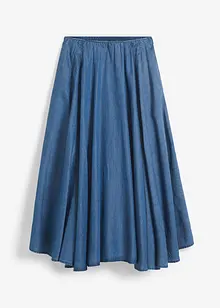 High waist spijkerrok met comfortband, bonprix