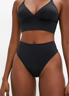 High waist string van glanzend materiaal (set van 2), bonprix