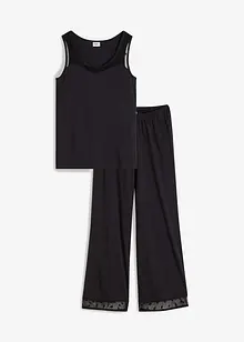 Pyjama met kant (2-dlg. set), bonprix