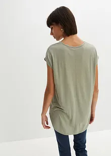 Longshirt met tekstprint in reliëf, bonprix