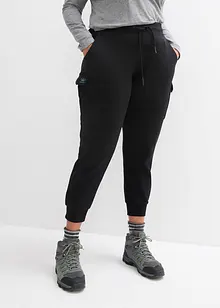 Joggingbroek met cargozakken, cropped, bonprix