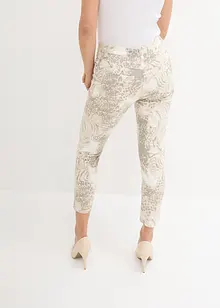 7/8 stretch broek met print, bonprix