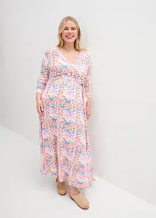 Maxi zwangerschapsjurk / voedingsjurk met print, bonprix