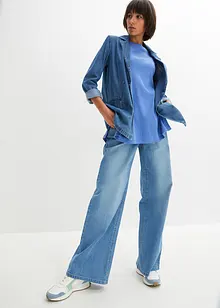 Longshirt met split, bonprix