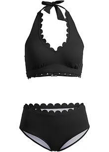 Halter bikini met gerecycled polyamide (2-dlg. set), bonprix