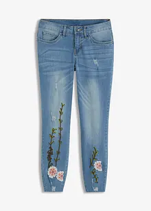 Jeans met borduursel, bonprix