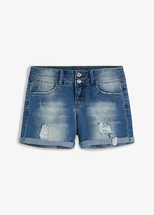 Jeans short met mid waist, bonprix