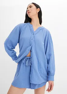 Oversized blouse van mousseline, bonprix