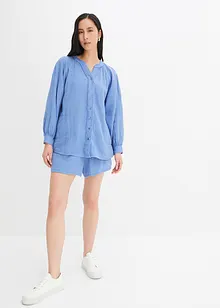 Oversized blouse van mousseline, bonprix