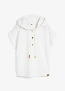 Henley shirt met capuchon, bonprix