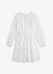 Jurk met broderie anglaise, bonprix