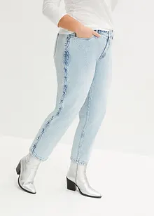 Straight jeans met mid waist, bonprix