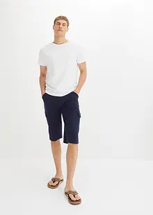 Lange sweat cargo bermuda, regular fit, bonprix