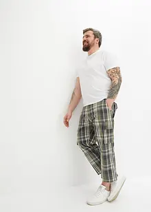 Loose fit 7/8 cargo broek, straight, bpc bonprix collection