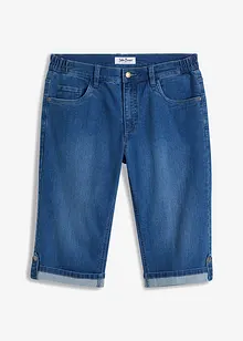 Lange jeans bermuda met comfortband, regular fit, John Baner JEANSWEAR