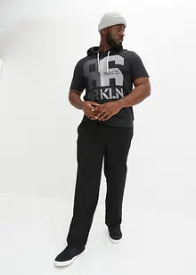 T-shirt met capuchon van dikke stof, bonprix