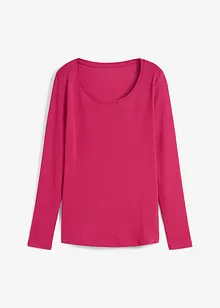 Katoenen longsleeve met ronde hals, bonprix