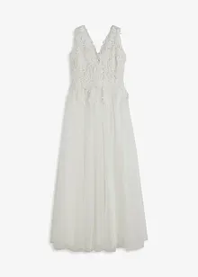 Trouwjurk met kant en chiffon, bonprix